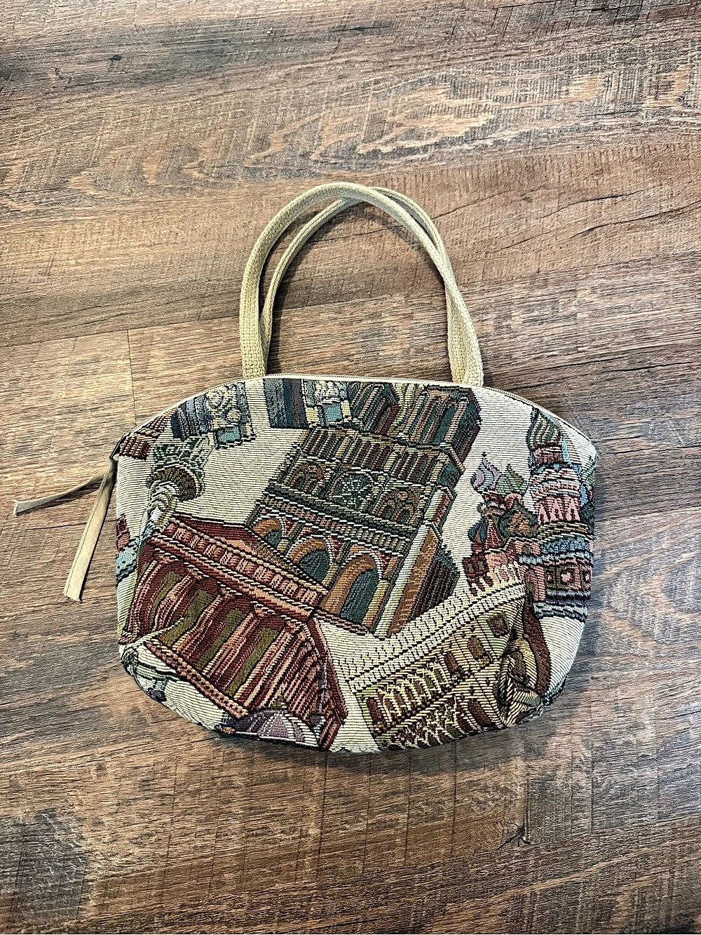 Multicolor Tapestry Tote